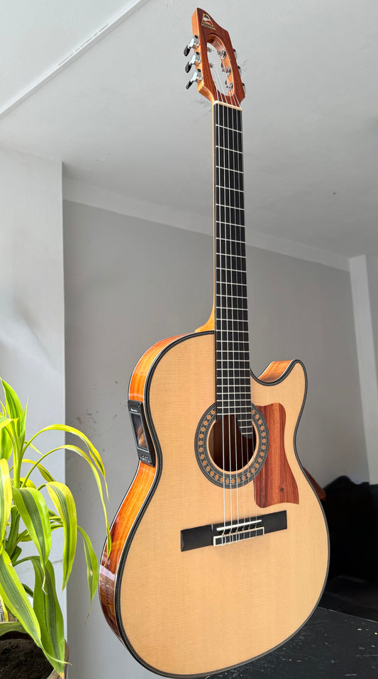 Guitarra Electroacústica Andina Bluetooth 2 - Profesional con Efectos Digitales