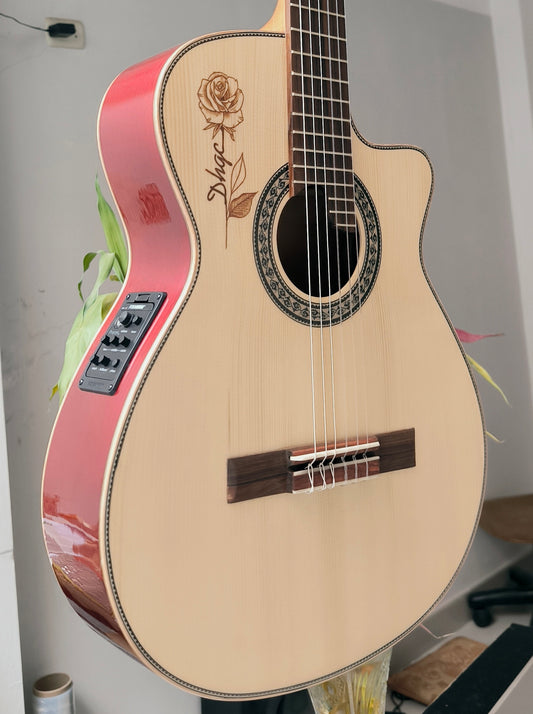 Guitarra Andina Deluxe - Electroacústica de Caoba con Sistema Fishman Presys