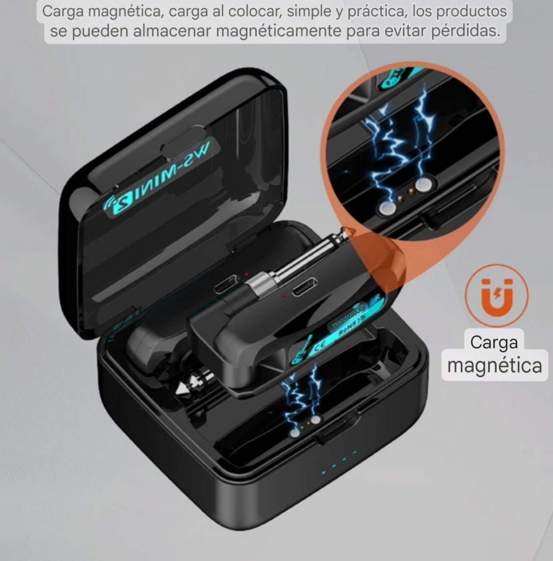 Sistema Inalámbrico para Guitarra | Audio Digital HD 2.4G | 60h Batería | Guitarras Andinas