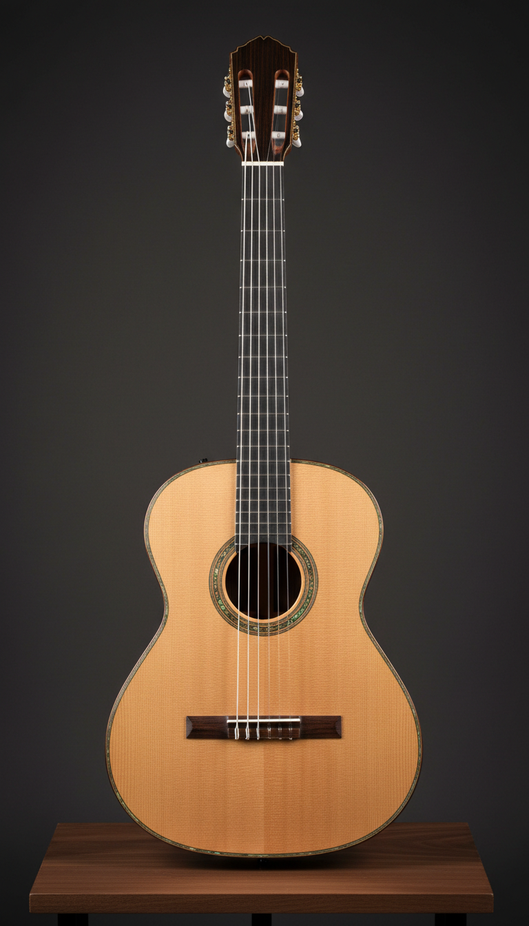 Guitarra de concierto en palosanto