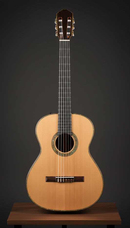 Guitarra de concierto en palosanto