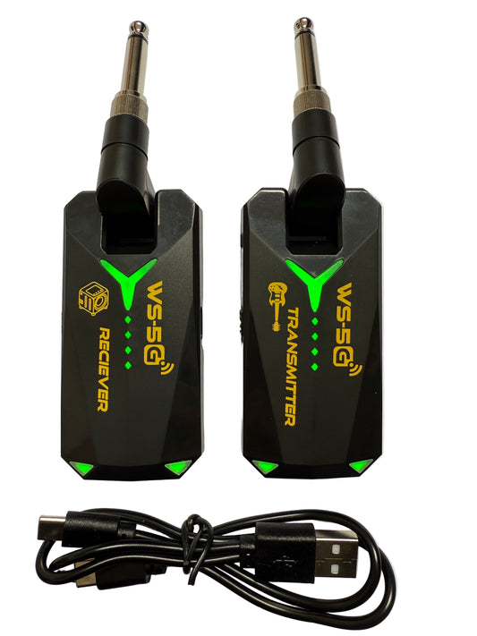 Sistema Inalámbrico WS-5G para Guitarra - Audio HD 48K/24bit - Latencia 8ms