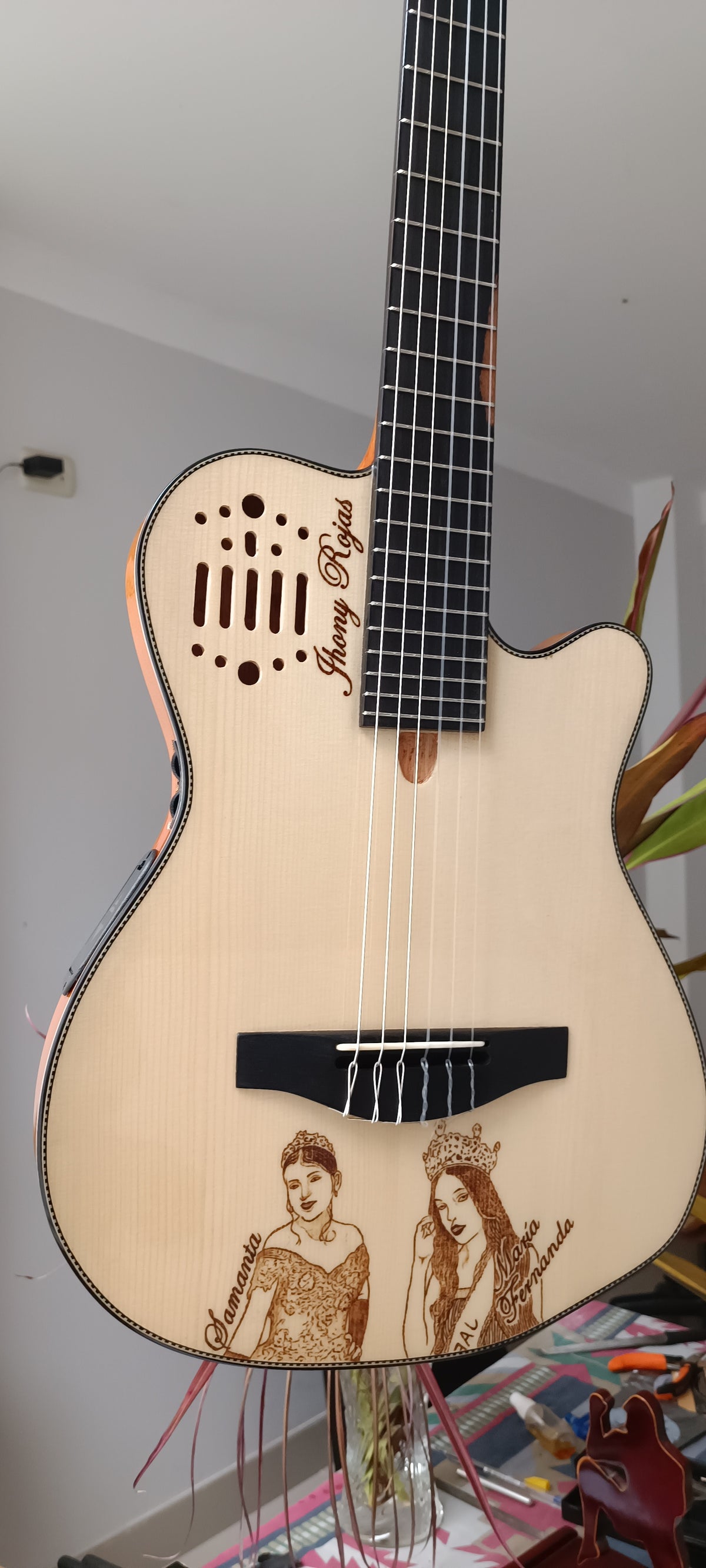 Guitarra Andina 001 Pro Matrix - Semisólida con Sistema Fishman Matrix Infinity