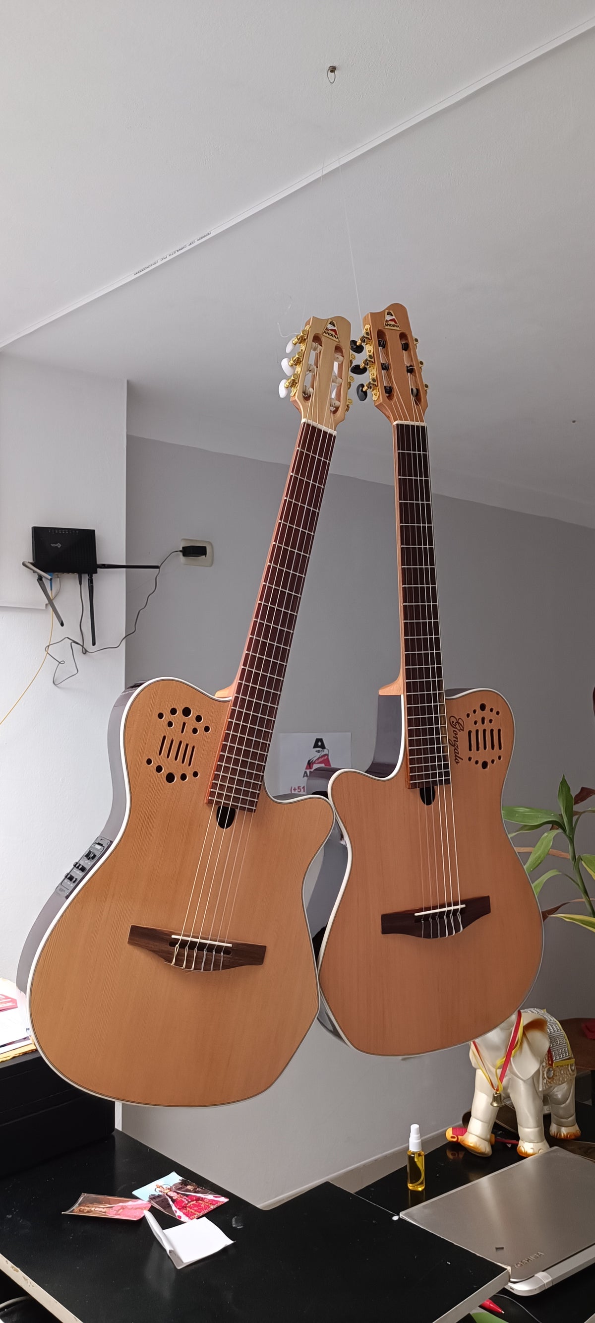 Guitarra Andina AN4G Slim - Electroacústica con Sistema Fishman Presys y Afinador