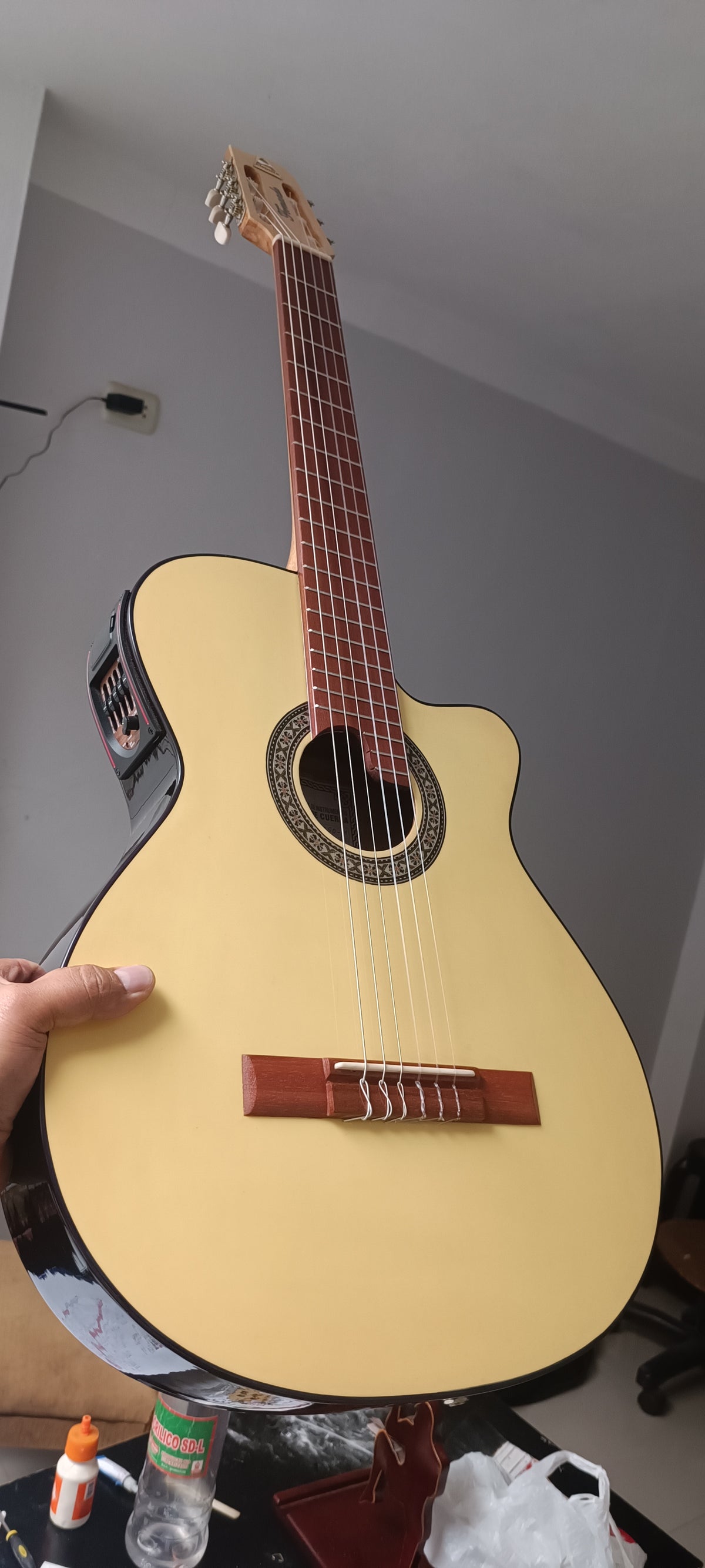 Guitarra Andina AN350 Juvenil - Electroacústica con Sistema Q5 de 5 Bandas