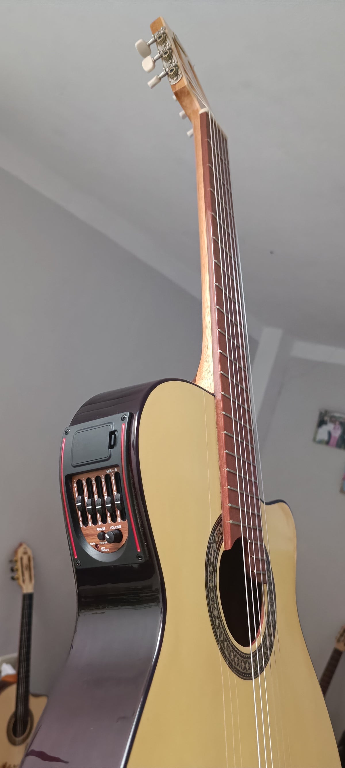 Guitarra Andina AN350 Juvenil - Electroacústica con Sistema Q5 de 5 Bandas