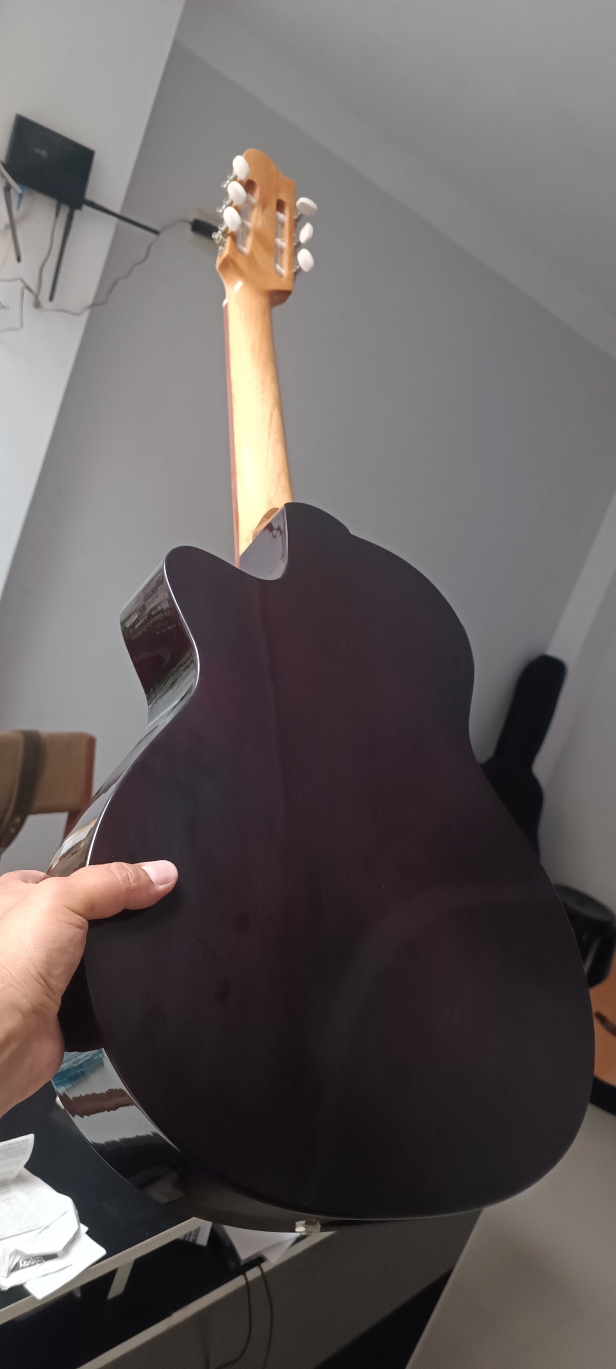 Guitarra Andina AN350 Juvenil - Electroacústica con Sistema Q5 de 5 Bandas