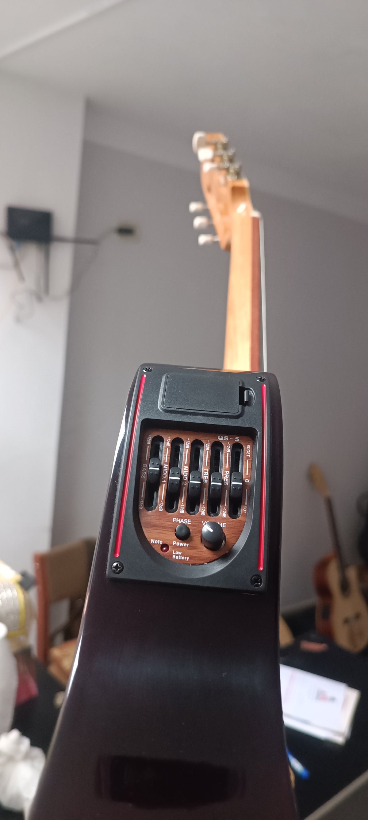 Guitarra Andina AN350 Juvenil - Electroacústica con Sistema Q5 de 5 Bandas