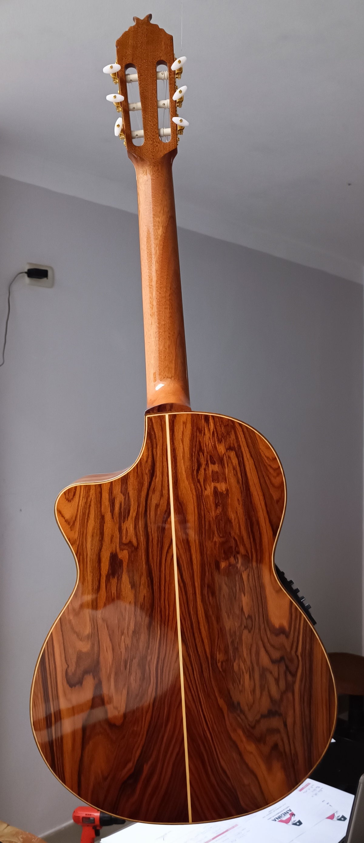 Guitarra Andina AN500 Premium Profesional - Ébano y Pino Báltico con Sistema ARTEC EDGE Z