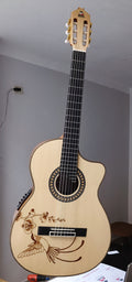 Guitarra Andina AN500 Premium Profesional - Ébano y Pino Báltico con Sistema ARTEC EDGE Z