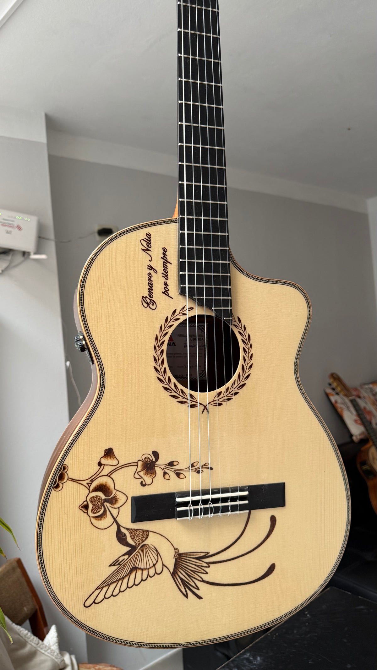 Guitarra andina palizandro Bluetooth