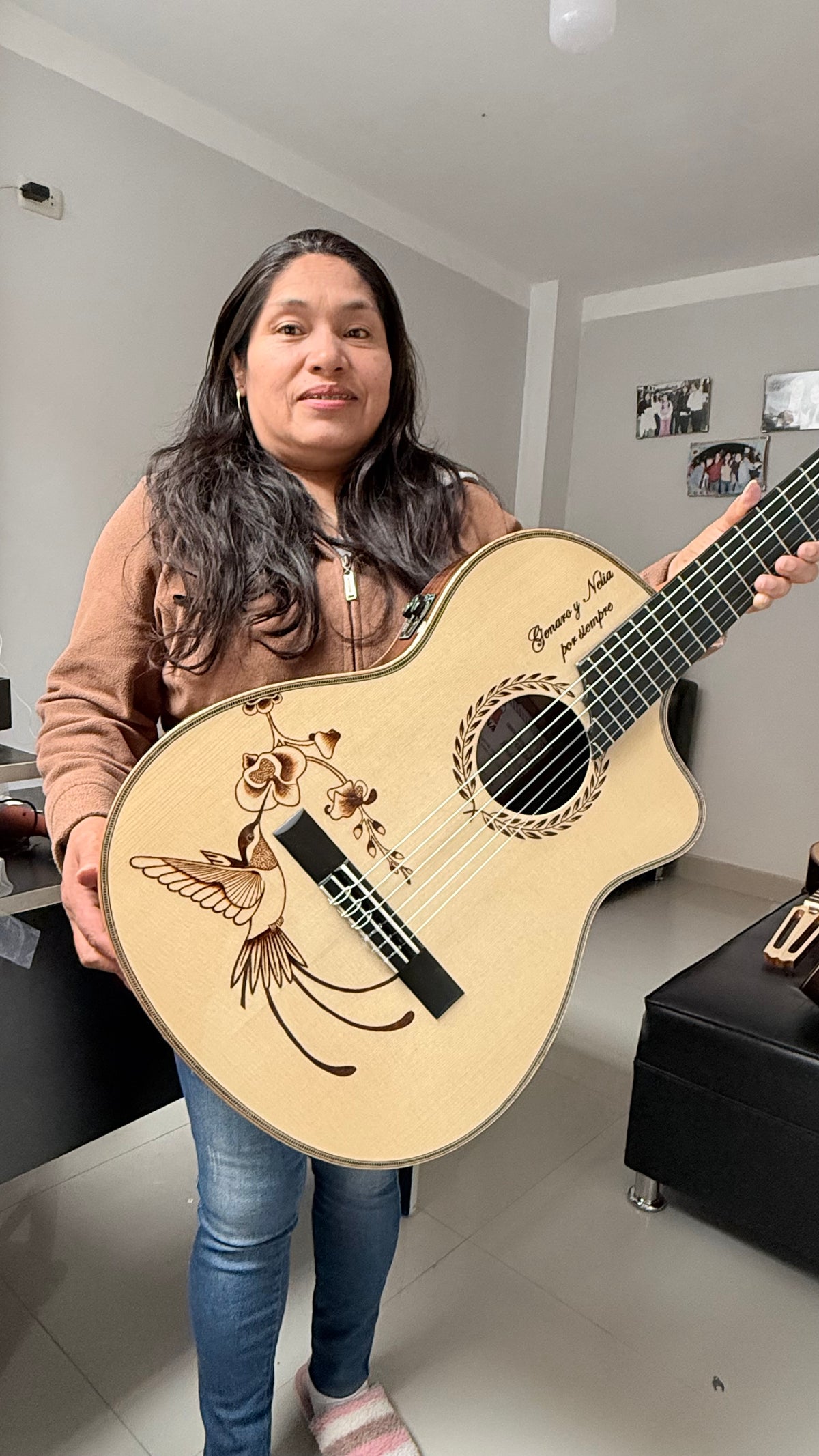 Guitarra andina palizandro Bluetooth