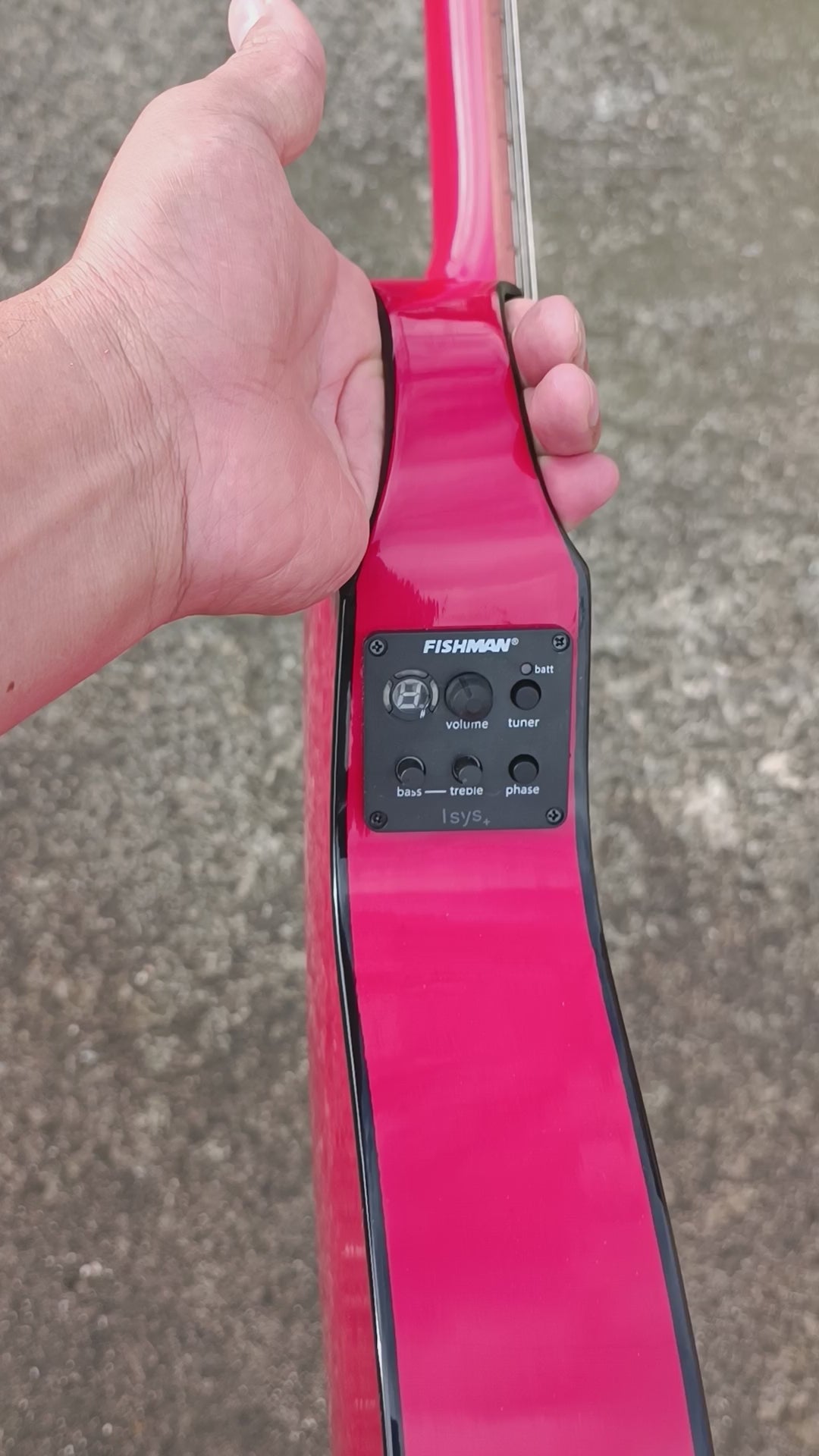 Guitarra Andina Porta - Electroacústica Delgada 6cm con Asa en el Hombro