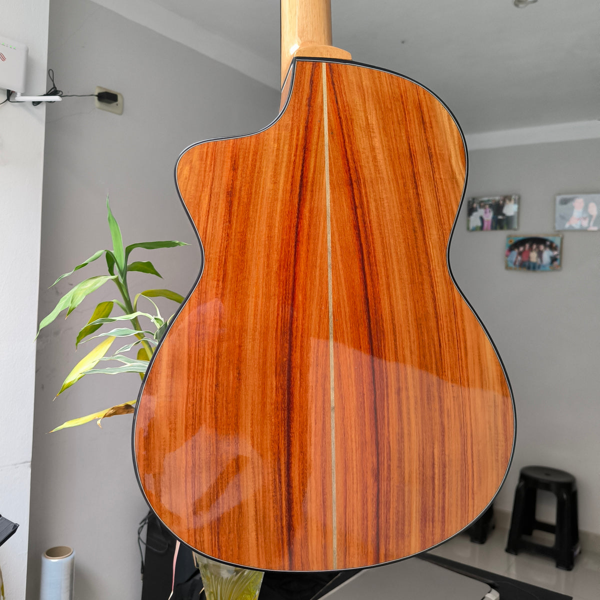 Guitarra Andina AN500 Premium 2 - Palo de Hierro con Sistema ARTEC LCD y Diseño Nazca