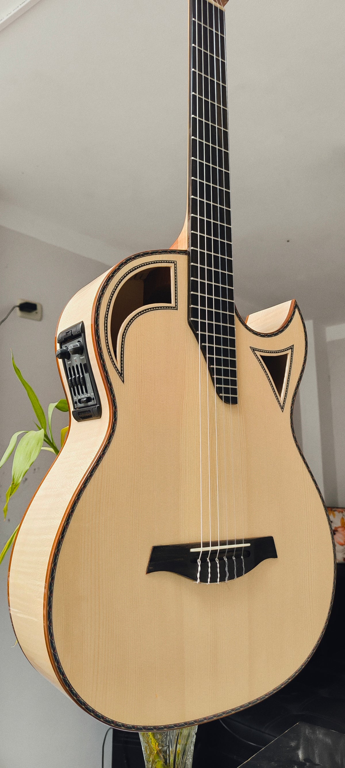 Guitarra Andina ANCX Plus - Arce Flameado con Sistema Fishman Prefix Plus-T