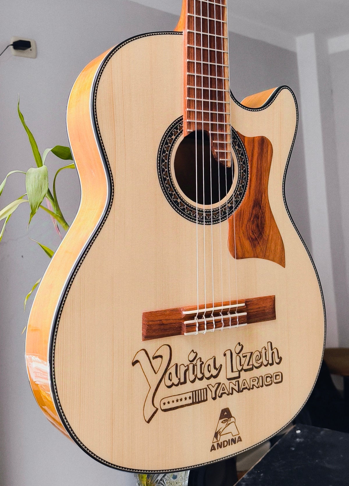Guitarra Andina Yarita - Edición Especial con Sistema Artec Oculto y Salida Doble