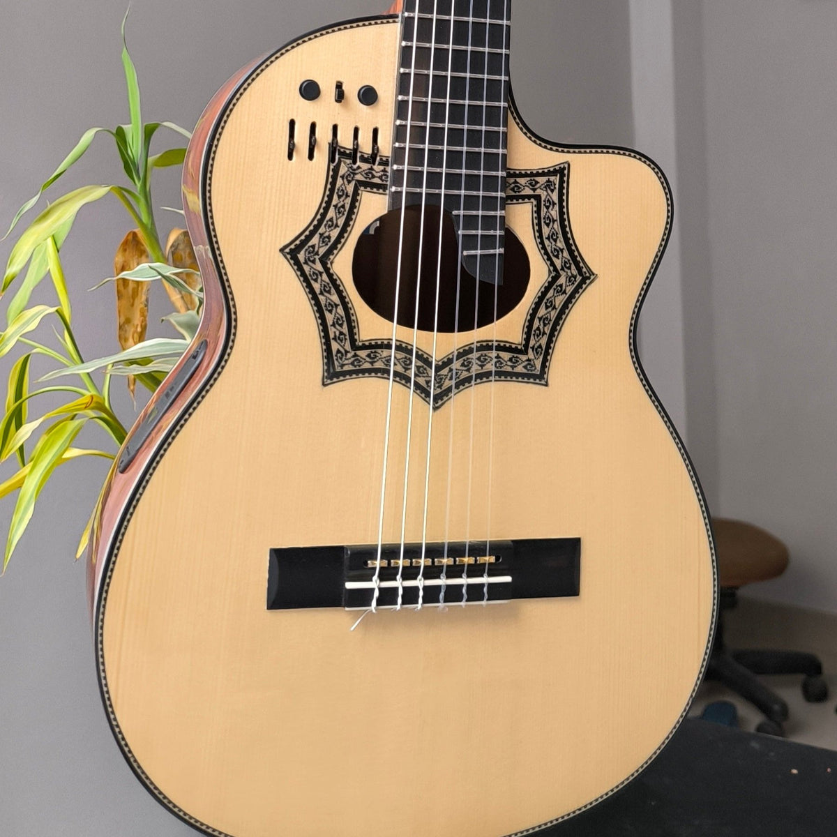 Requinto Andina Gold - Palo de Hierro con Sistema RMC Sensores Oro